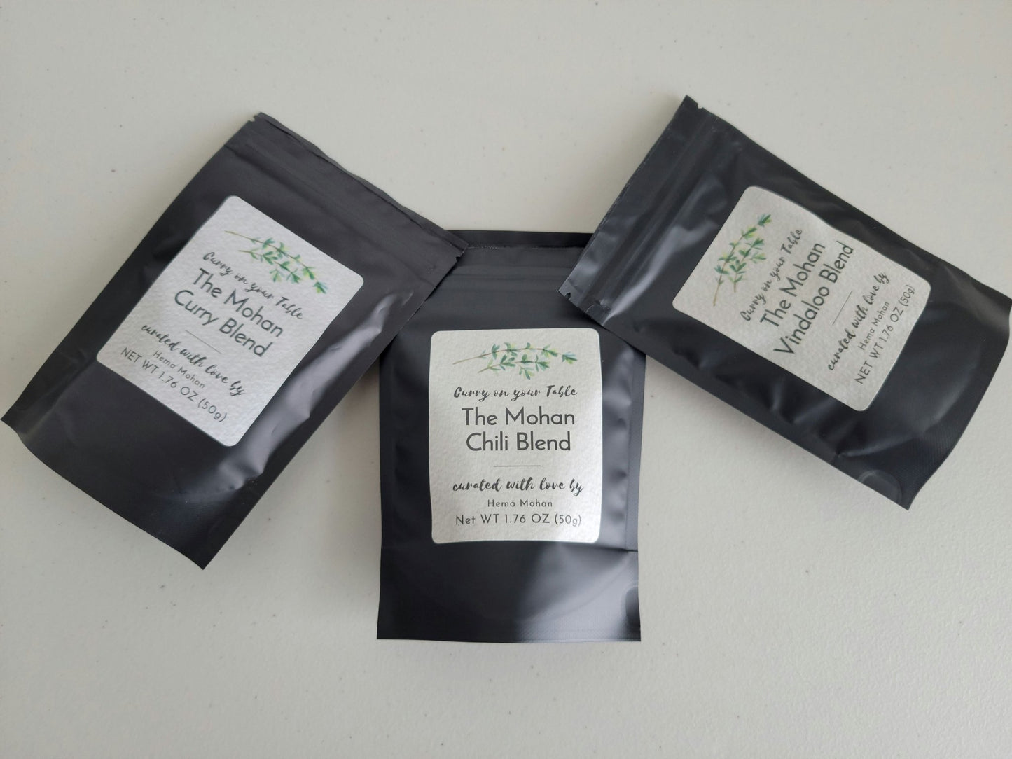The Mohan Spice Blends. Set of all Three Blends. - Curry on Your Table