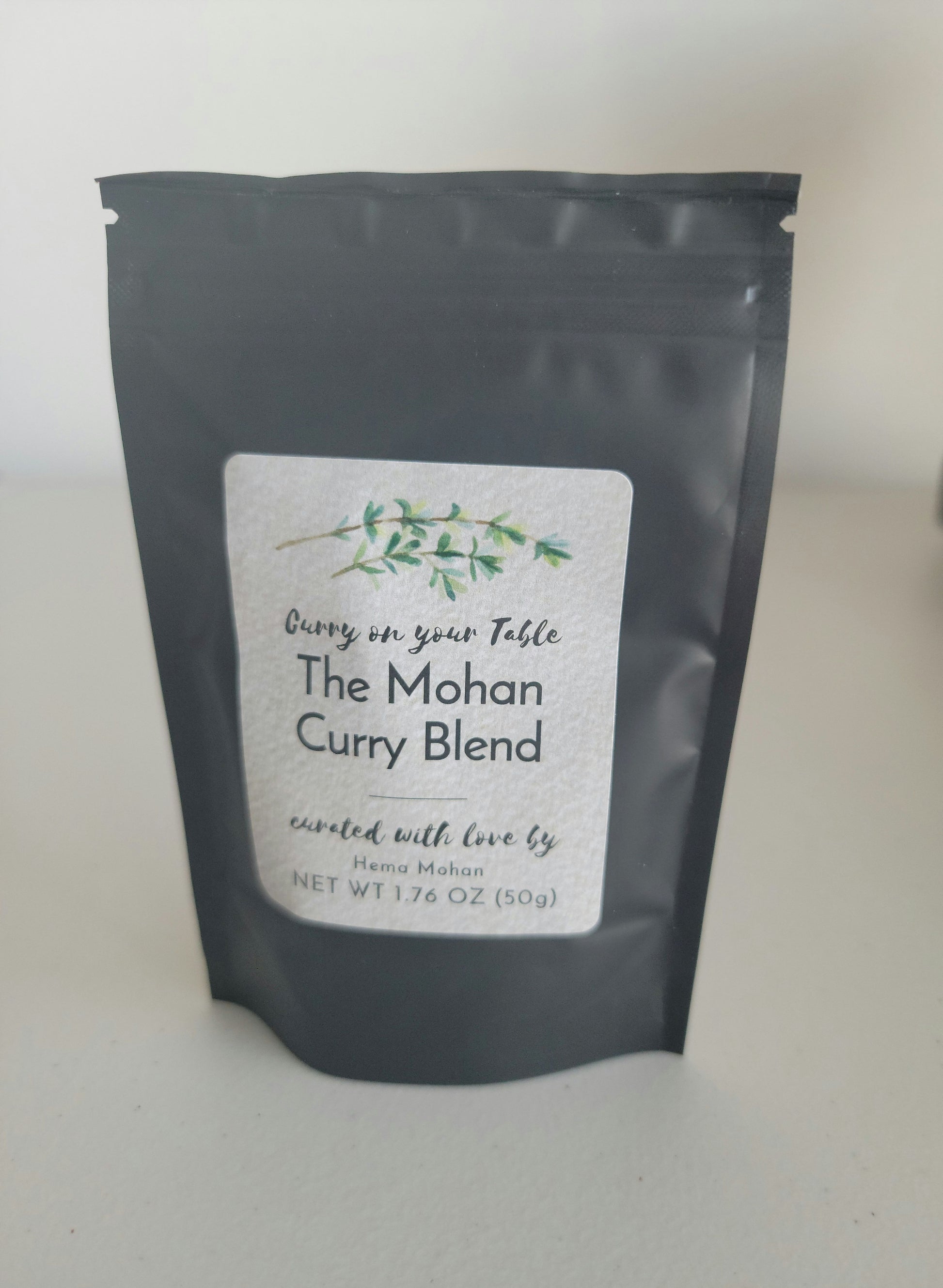 The Mohan Curry Blend, a family recipe, is brought to you, ready to use in a versatile manner in curries, lentils, vegetables and soups. Use with The Mohan Chile Blend and control the heat level in your curry 