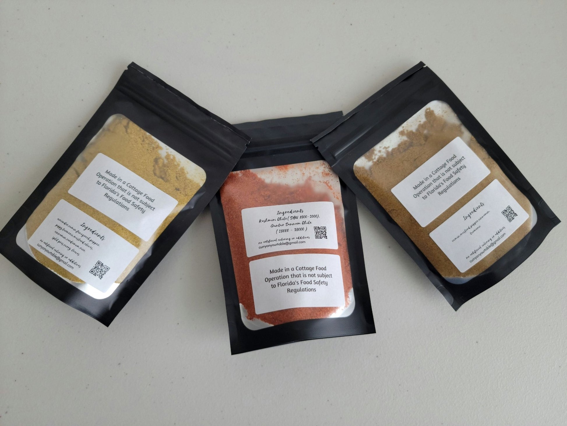The Mohan Spice Blends. Set of all Three Blends. - Curry on Your Table