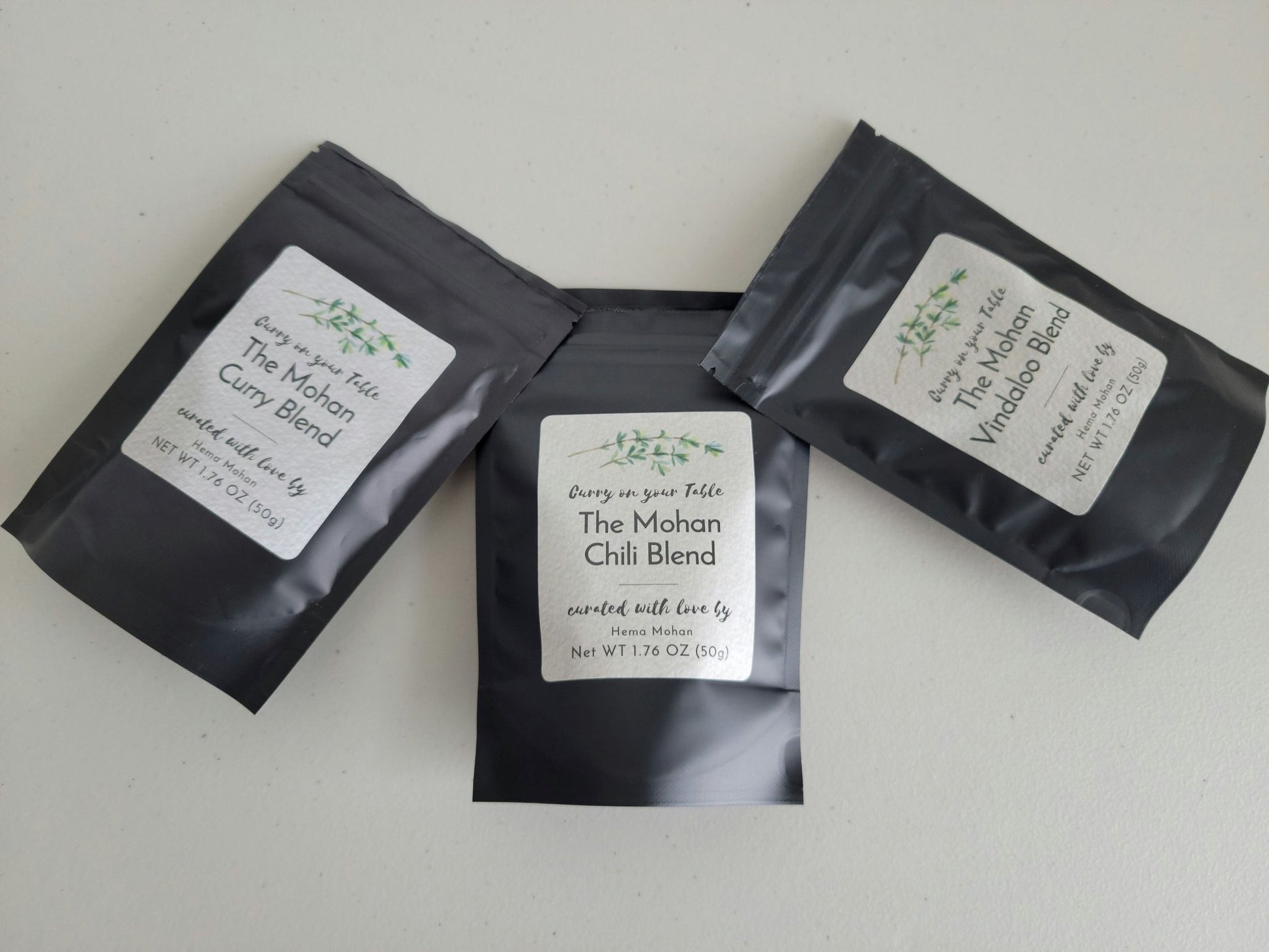 The Mohan Spice Blends. Set of all Three Blends. - Curry on Your Table